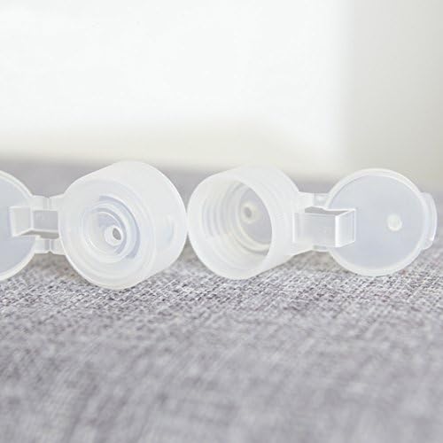 ALINK Travel Size Plastic Empty Toiletry Bottles, 30ml Pack of 6 Liquid - Image 2