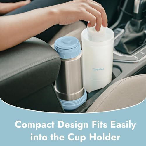 Papablic Portable Travel Baby Bottle Warmer On The Go, Fits Most Car Cup Holders - Image 5