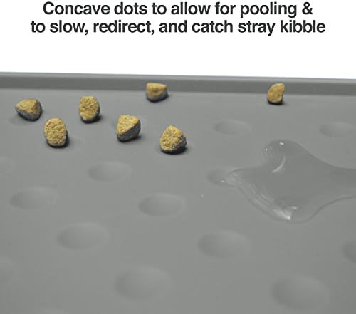 PetFusion Toughgrip Large Plus Dog Food Mat. Waterproof, Extra Tough FDA Grade - Image 3