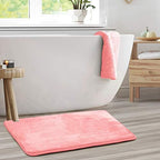 Clara Clark Bathroom Rugs, Velvet Memory Foam Bath Mat, Machine Washable Bath - Image 2