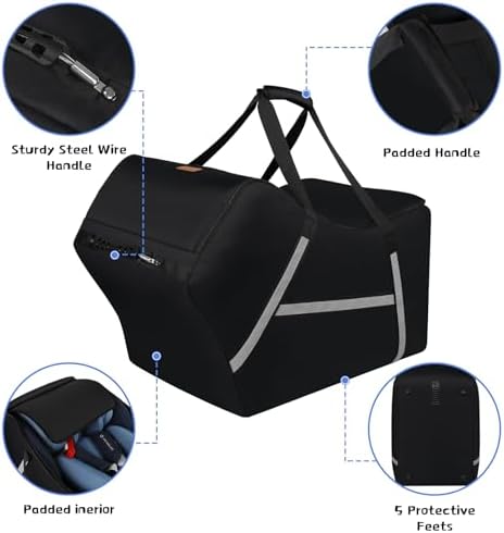 Infant Car Seat Travel Bag for Airplane Compatible - Image 2
