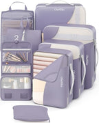 OlarHike Packing Cubes for Travel, Gifts for Women Mom, Anti-Tearing Suitcase by OlarHike