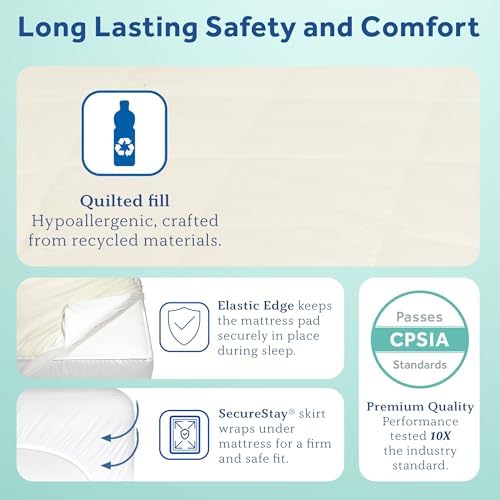 Sealy Baby Infant and Toddler Crib Mattress Protector - Image 5