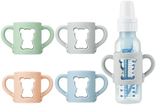 PandaEar Silicone Baby Bottle Handles by PandaEar