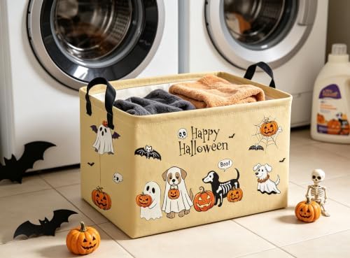 RectangleHalloween Baskets Dog Basket Cute Storage Bin - Image 4