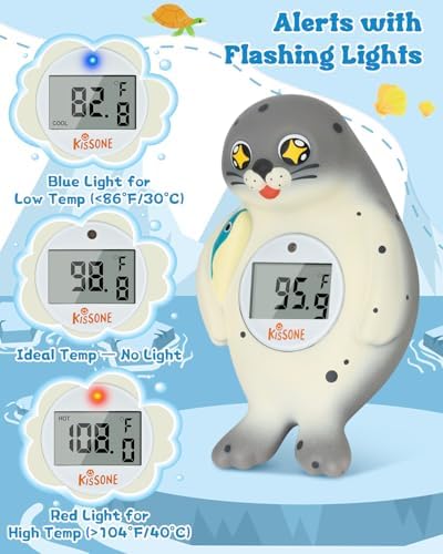 Baby Bath Thermometer Digital for Water Temperature – Fast & Accurate °F/°C - Image 2