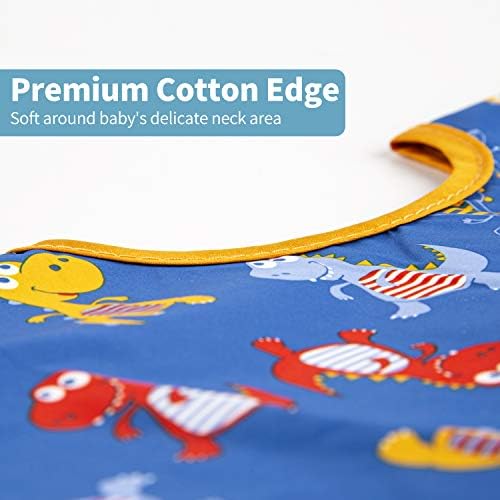3 Pcs Long Sleeved Bib Set|Baby Waterproof Bibs - Image 6