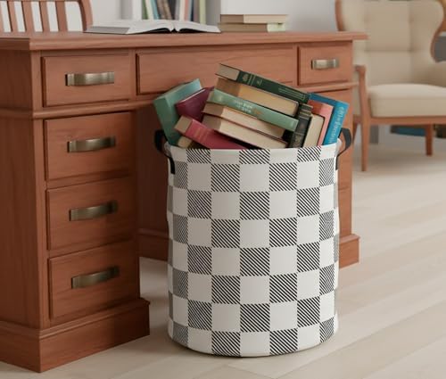 CLOCOR Large Laundry Basket, Waterproof Fabric Storage Container, Room Decor - Image 3