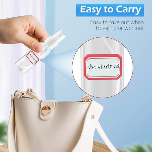 Zoizocp Spray Bottles, 1oz/30ml 12 Pack Clear Mini Travel Bottle Set - Image 5