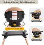 High Chair, 7 in 1 Wooden Baby High Chair - Image 5