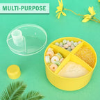Accmor Formula Dispenser On The Go, Non-Spill Rotating Four-Compartment Formula - Image 5
