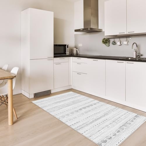 Nakagishi Boho 2x4 Washable Area Rug Non Slip Carpet - Image 3