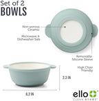 Ello Clean Start Ceramic Toddler Bowls - Image 4