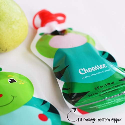 ChooMee Reusable Baby Food Pouches | BPA Free | Refillable Toddler Squeeze - Image 6