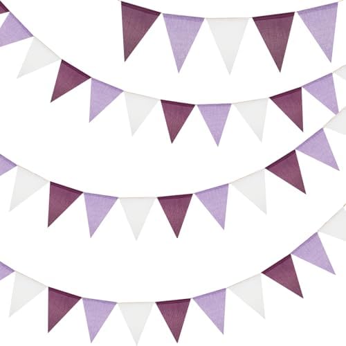 G2PLUS Pre-Strung Triangle Pennant Banner Decorative Flag Garland 36PCS by G2PLUS