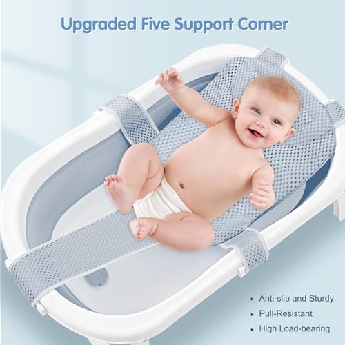 Colorlife Baby Bath Seat Support Net Infant Bathing Seat Support Mat, - Image 2