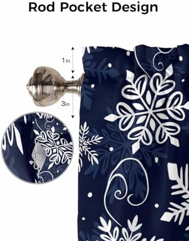 Vandarllin Christmas Valance Curtains - Image 7