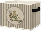 Vintage Bear Golf Nursery Foldable Storage Bins Box by Unknown