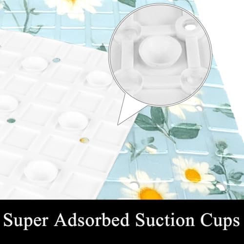 Shower Mat Bathtub Mat, 26.8x15.1 inch, Non-Slip Bath Mat - Image 3