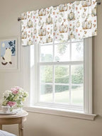 Vandarllin Fall Floral Leaves Kitchen Curtains Valances - Image 5
