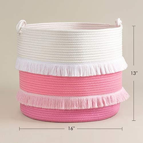 CherryNow 45L Woven Rope Baby Basket - Image 2