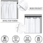 Unisex Farm Animals Cow Chicken Horse Nursery Short Curtain Valance - Image 7