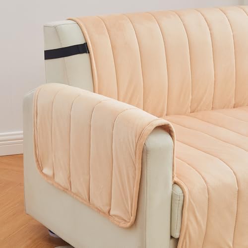Great Bay Home Velvet Chair Cover - Image 3