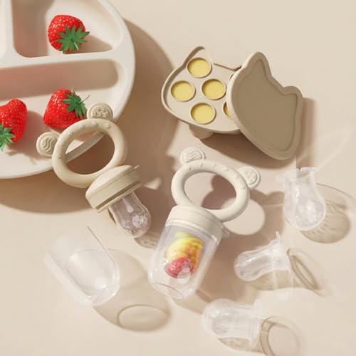Baby Breastmilk Popsicle Molds & Baby Fruit Feeder, Infant Food Freezer Tray - Image 2