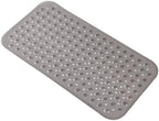 Anti-Slip Bathtub Shower Mat 28×15 Inch Clear Gray by ERASILKEN-X