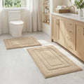 HOMEIDEAS Bathroom Rugs Sets 2 Piece, Super Soft and Absorbent Non Slip by HOMEIDEAS
