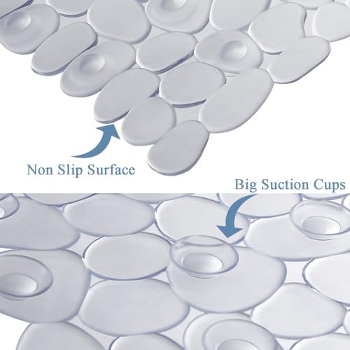 Webos Bath Shower Mat Non Slip: Extra Large Pebble Bathtub mat - Image 4