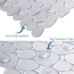 Webos Bath Shower Mat Non Slip: Extra Large Pebble Bathtub mat - Image 4