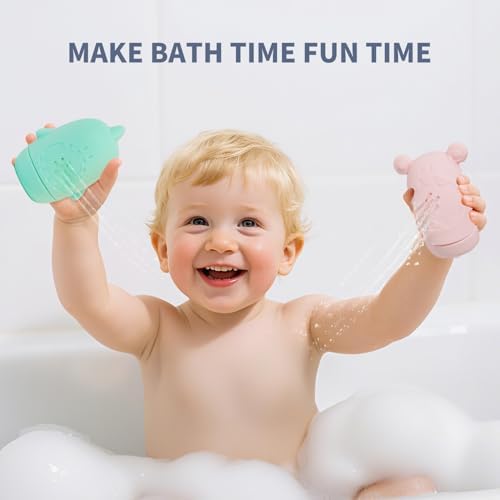 Baby Bath Toys for Kids, Spoons & Sensory Silicone Bath Toys, Bathtub Water - Image 3