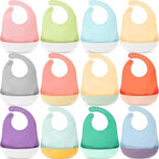 Mepase Silicone Bibs Waterproof Silicone Baby Bibs by Mepase