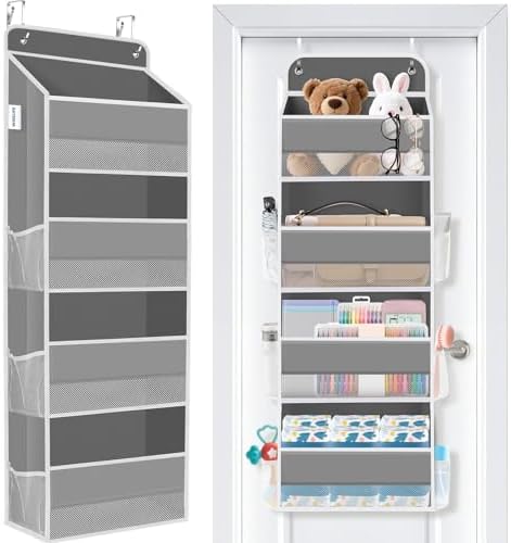 Over The Door Organizer Storage Large Capacity Hanging Bedroom Storage by WiseLife