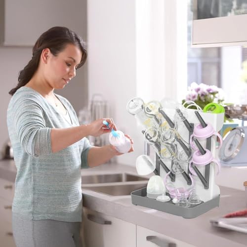 Baby Bottle Drying Rack, Countertop Bottle Dryer, Cup Drying Rack, - Image 4