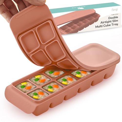 0.5 oz/12 Sections Silicone Ice Cube Freezer Tray by FIRGI-FirstGift