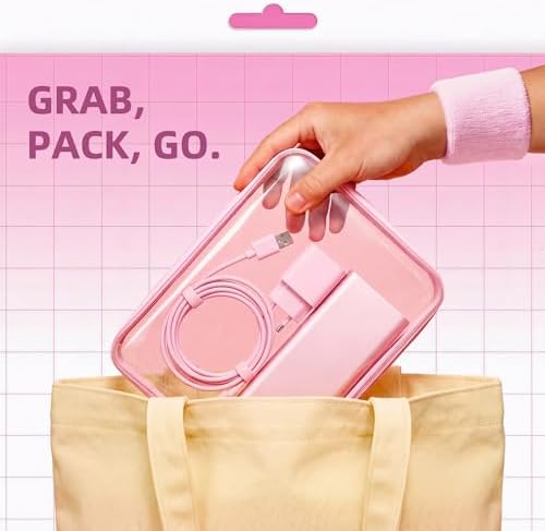 CoiiJoii 3PCS Large Clear Hard Shell Zippered Case, Diaper Bag Organizing - Image 3