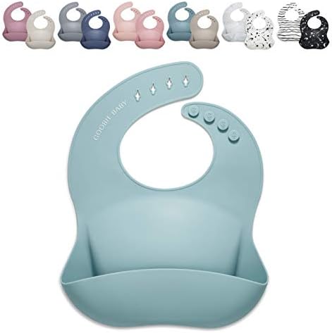 Goobie Baby Silicone Baby Bib by Goobie+Baby