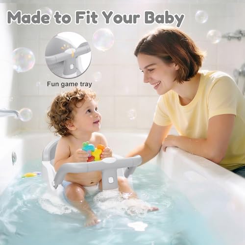 Baby Bath Seat for Babies 6 Months & Up Sitting Up - Image 3