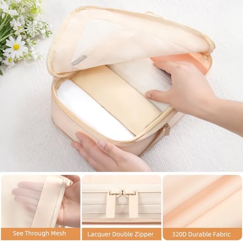 BAGAIL 4 Set/6 Set/8 Set Compression Packing Cubes Travel Accessories - Image 3