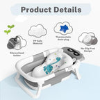 AVIDOR Baby Bathtub, Collapsible Baby Bathtub - Image 2