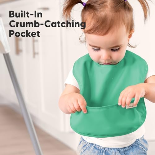 KeaBabies 3-Pack Waterproof Baby Bibs - Image 5