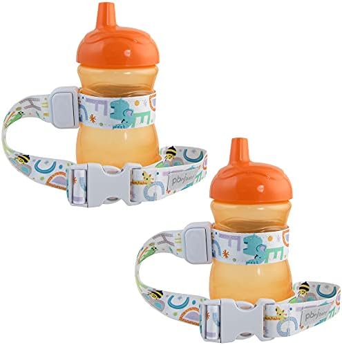 PBnJ Baby SippyPal Sippy Cup Holder Strap Accessory Tether, 2 Pack by PBnJbaby