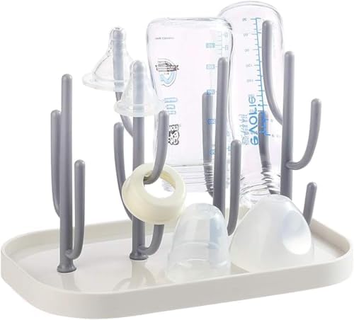 Baby Bottle Drying Rack Space Saving High Capacity Standing Dryer Holder - Image 5
