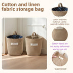 Washable Cotton Linen Hanging Organizer Bag - Image 2