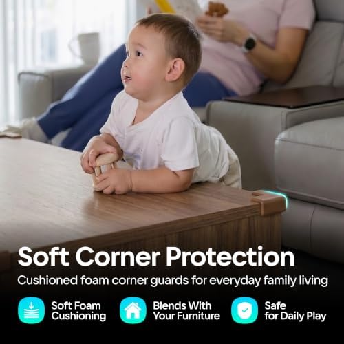 Komfortology 8-Pack Baby Proofing Corner Protectors - Image 2