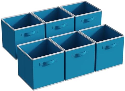 MAX Houser 6 Pack Foldable Fabric Storage Bins by MAXHouser