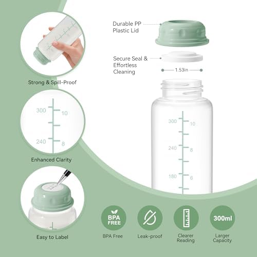 11oz Breastmilk Storage Bottles, Compatible - Image 5