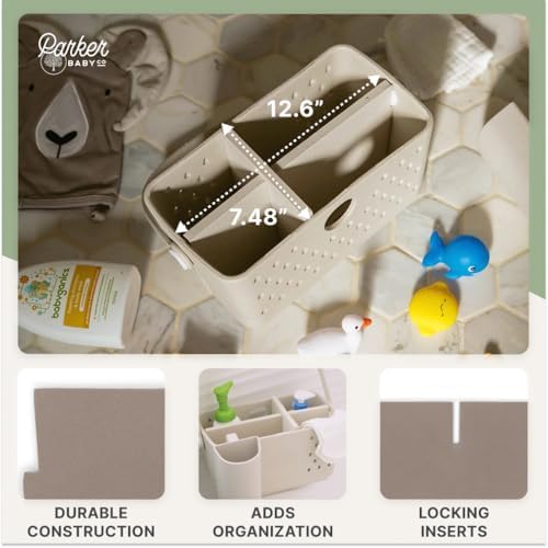 Parker Baby Co. Bath Caddy Insert, Removeable Inserts - Image 4